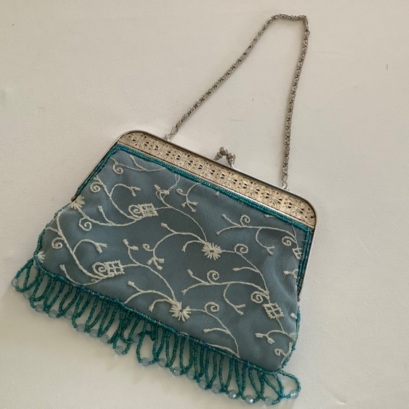 Sz 14P Tiered Ruffle Chiffon Dress Smoky Grey - Picture 11 of 12